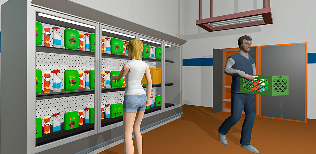 Banner of Supermarket Store Simulator 3D 