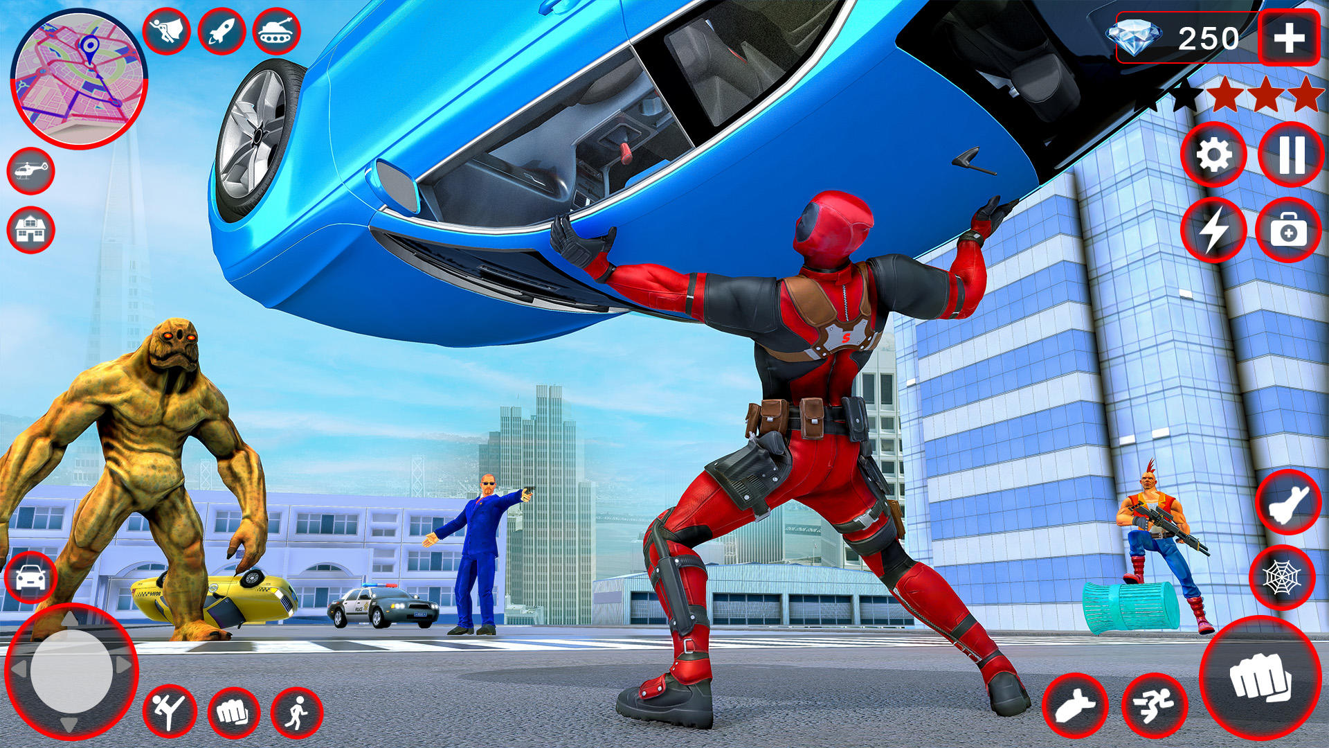 Screenshot of Spider Rope Hero Man Game