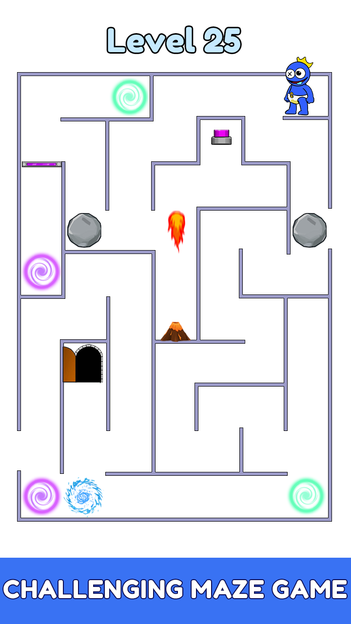 Cuplikan Layar Game Maze Rescue: Save The Monster