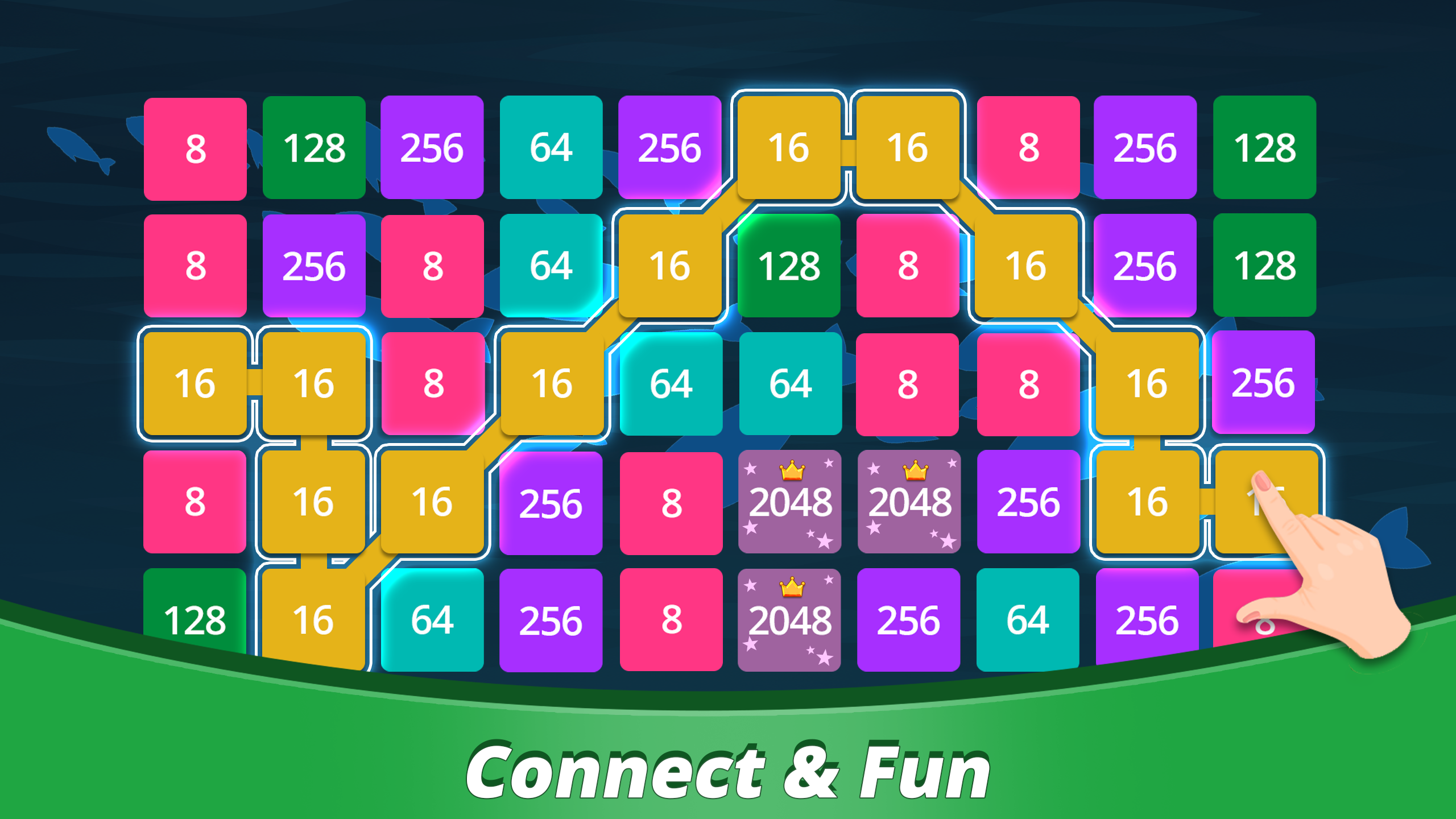 2248 - Cube Number Merge Games 遊戲截圖