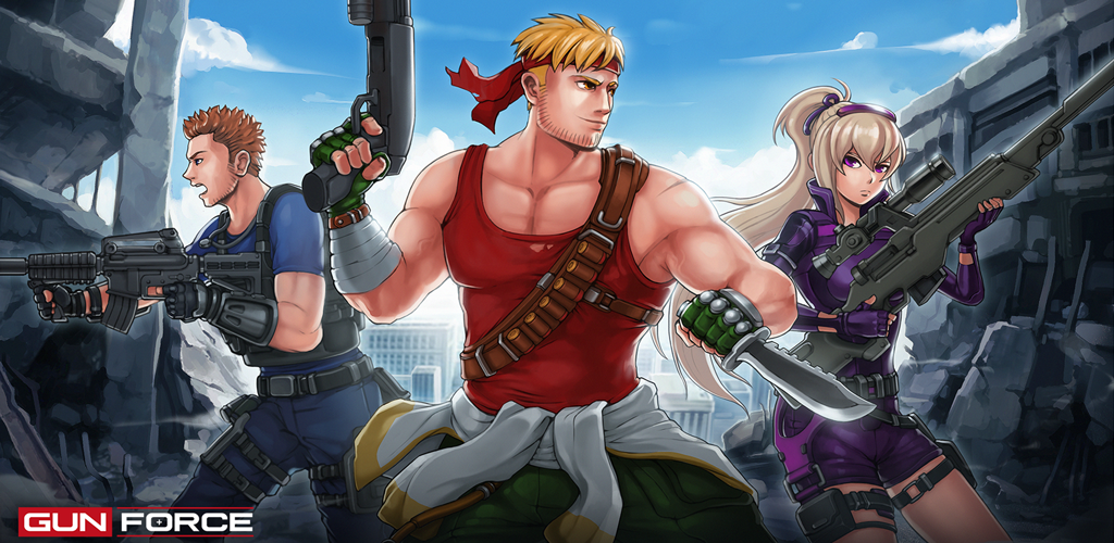 Screenshot of the video of Gun Force: Action Shooting
