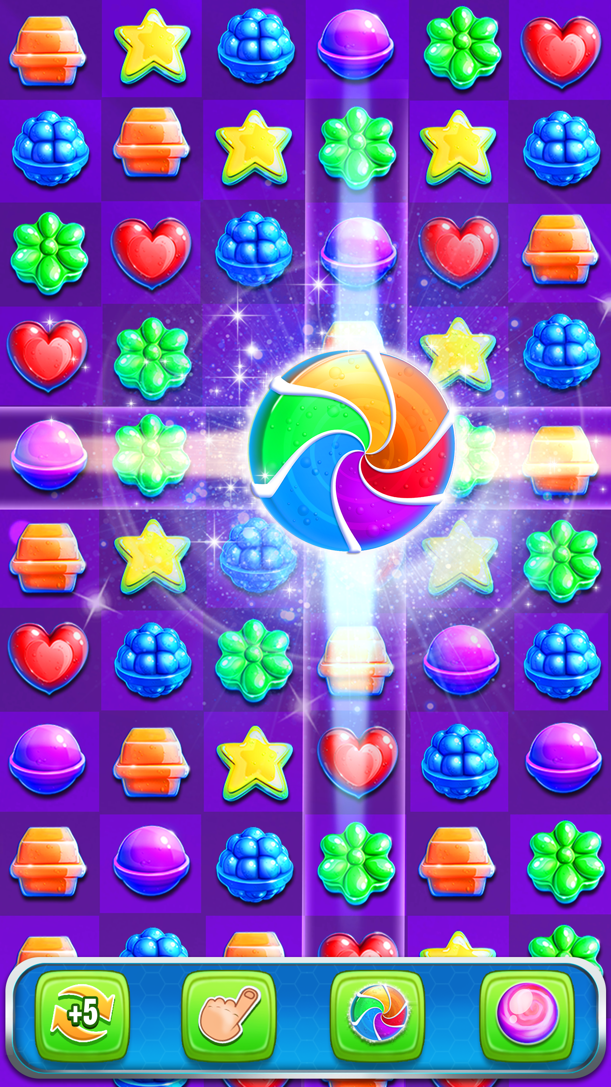 Screenshot of Space Pop Candy