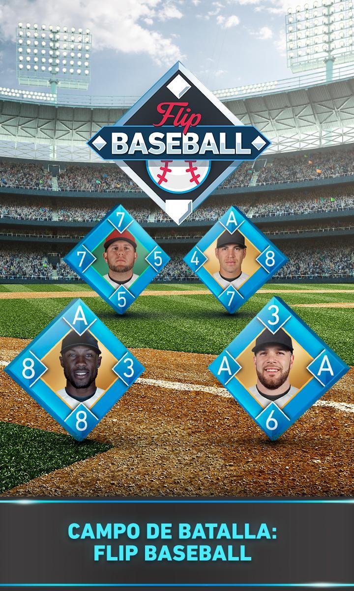 Screenshot of Flip Baseball: card game