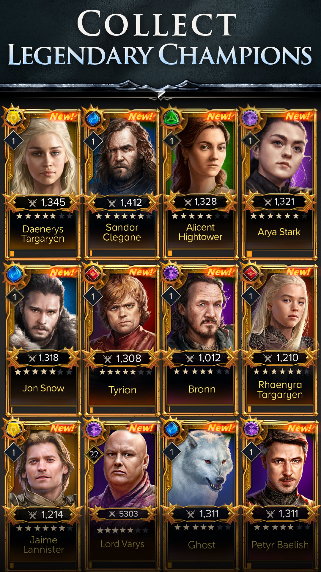 Game of Thrones: Legends RPG Game Screenshot