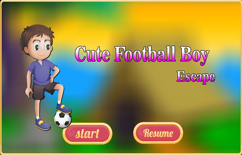 Free New Escape Game 34 Cute Football Boy Escape ภาพหน้าจอเกม