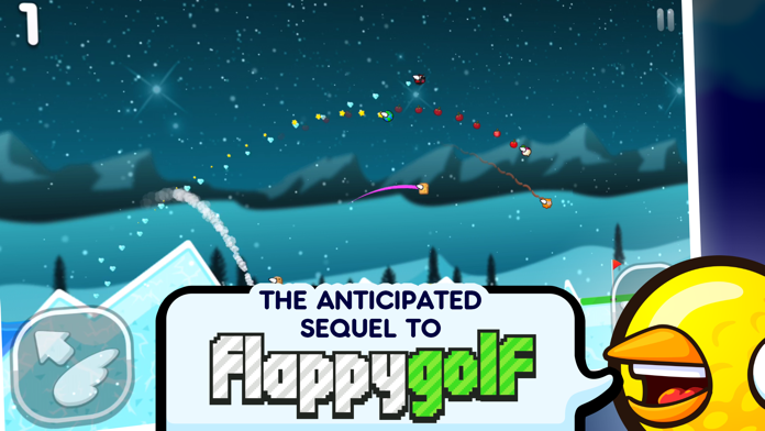 Screenshot of Flappy Golf 2