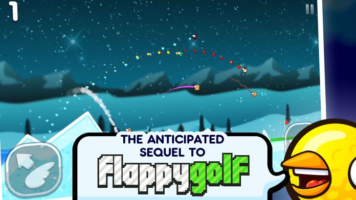 Screenshot of Flappy Golf 2