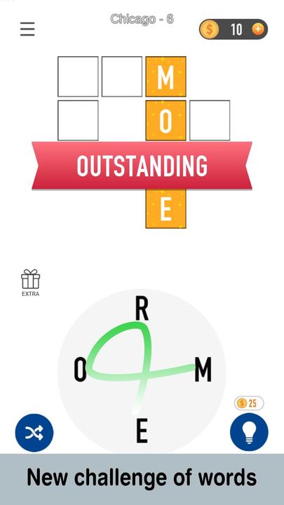 Скриншот игры Crossword