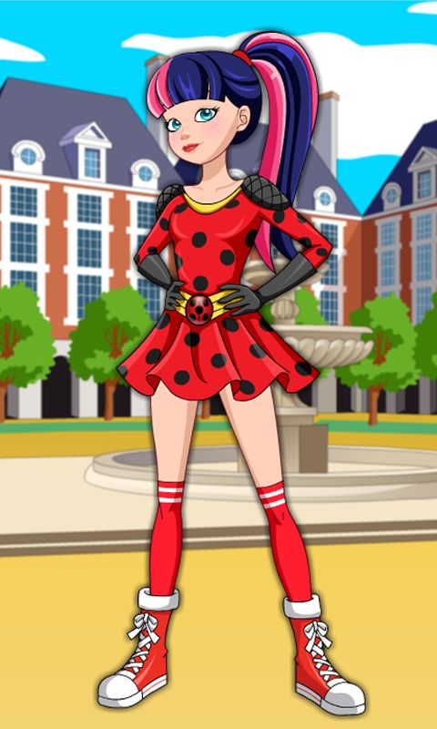 Screenshot of Dress Up Ladybug Miraculous