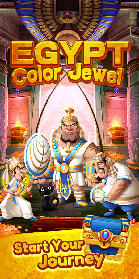 Cuplikan Layar Game Egypt Color Jewel