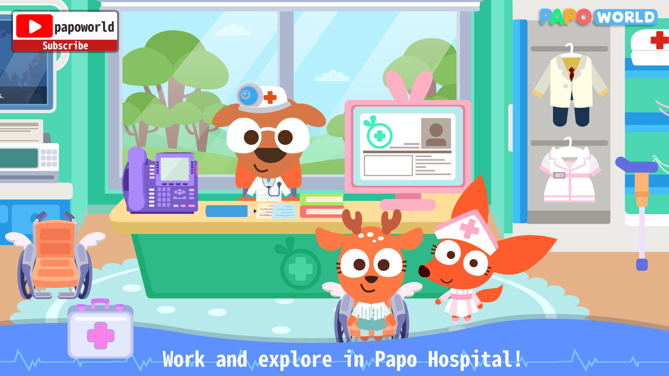 Screenshot of Papo Town: Hospital