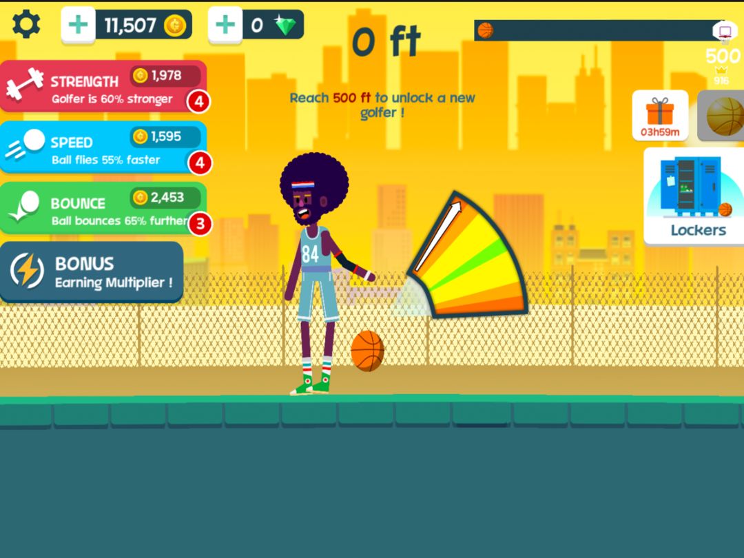 Screenshot of BasketBall Orbit
