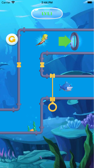 Mermaid Pin Escape 게임 스크린 샷