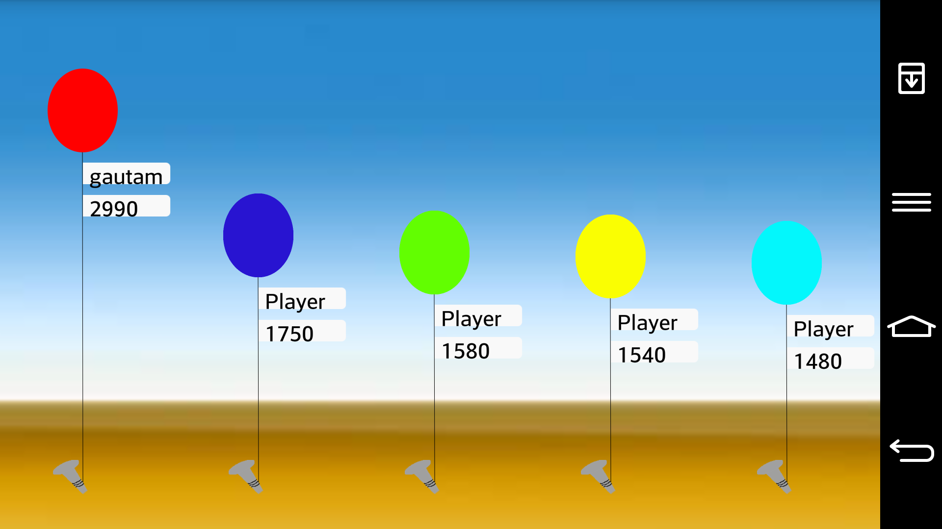 Скриншот игры Archery