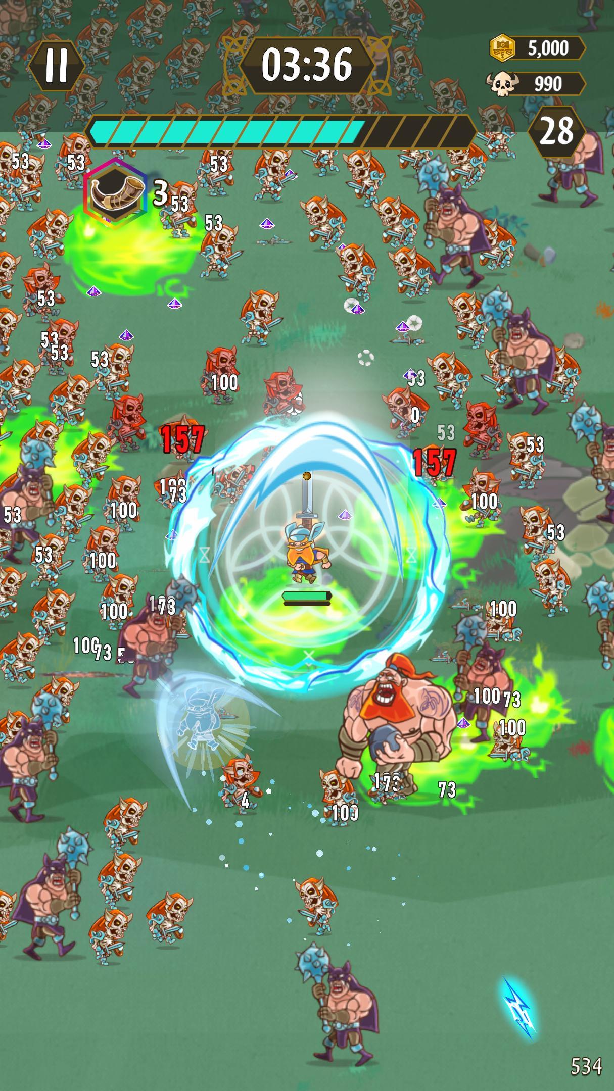 Viking Raider: Hordes from Hel ゲームのスクリーンショット