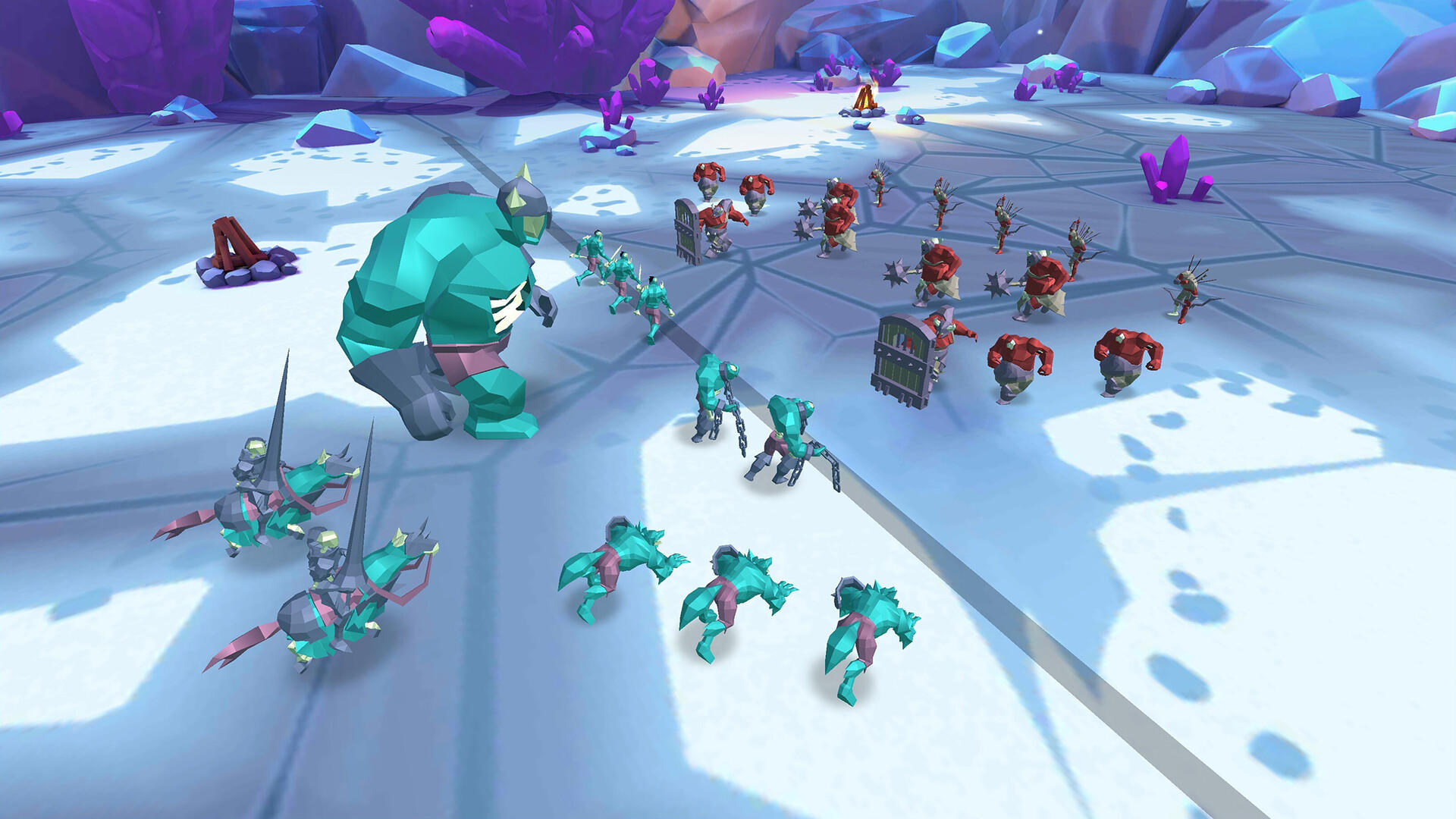 Скриншот игры Clash Battle Simulator