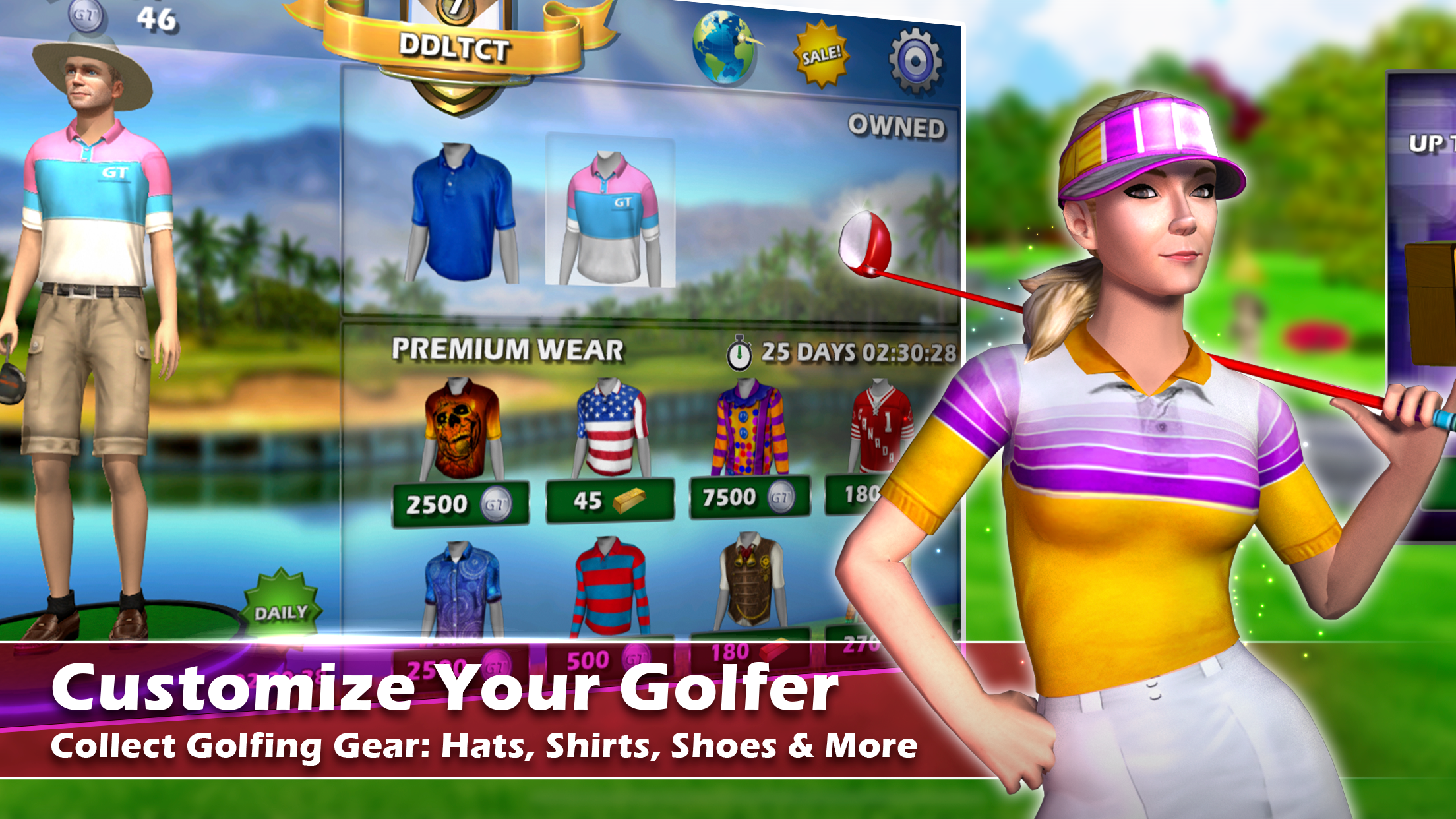 Screenshot of Golden Tee Golf: Online Games