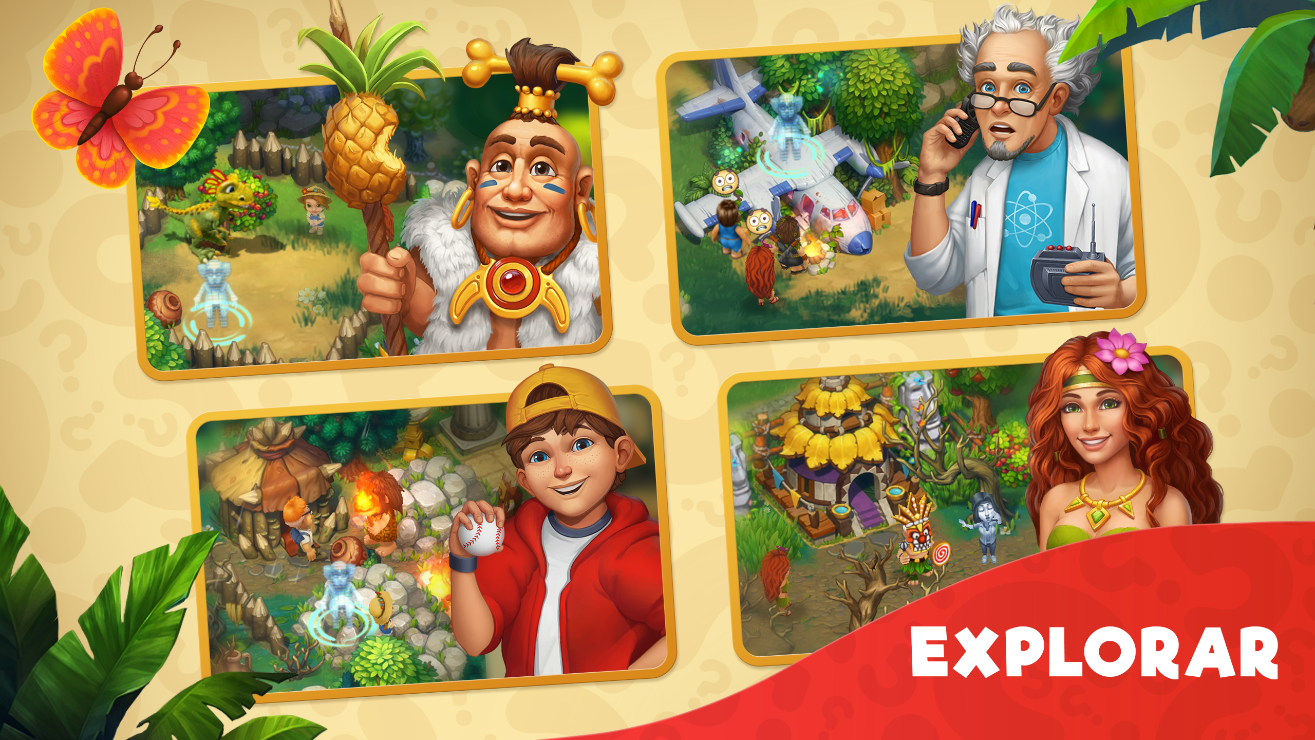 Captura de Pantalla del Juego The Tribez: Build a Village