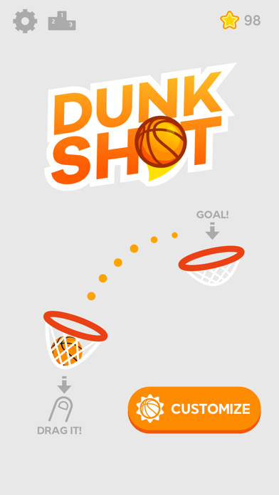 Dunk Shot Game Screenshot