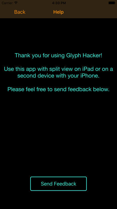 Glyph Hacker ภาพหน้าจอเกม