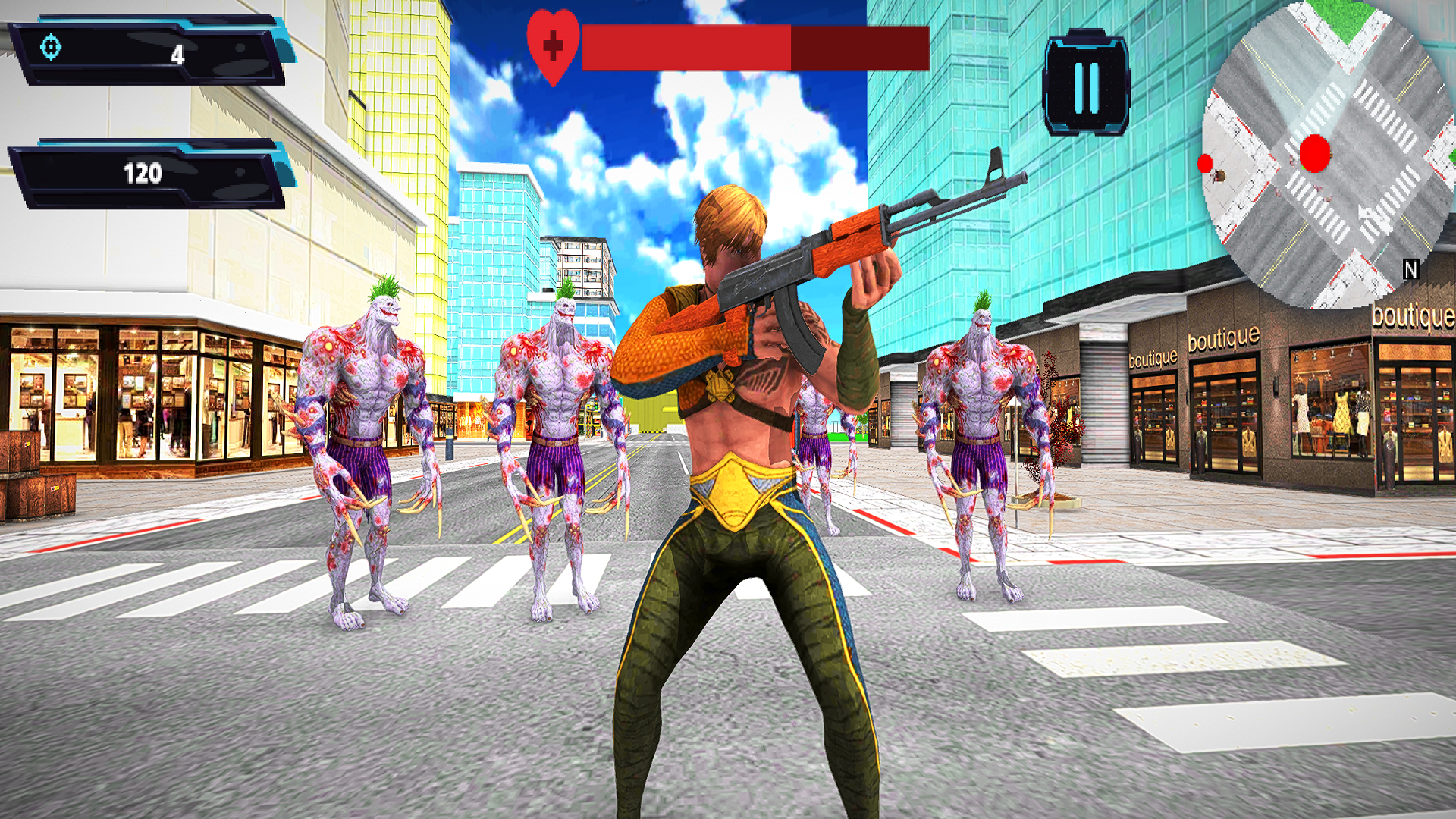 Black Super Rope Hero Game 3D Game Screenshot