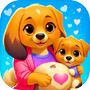 Icon of newborn babyshower - dog game