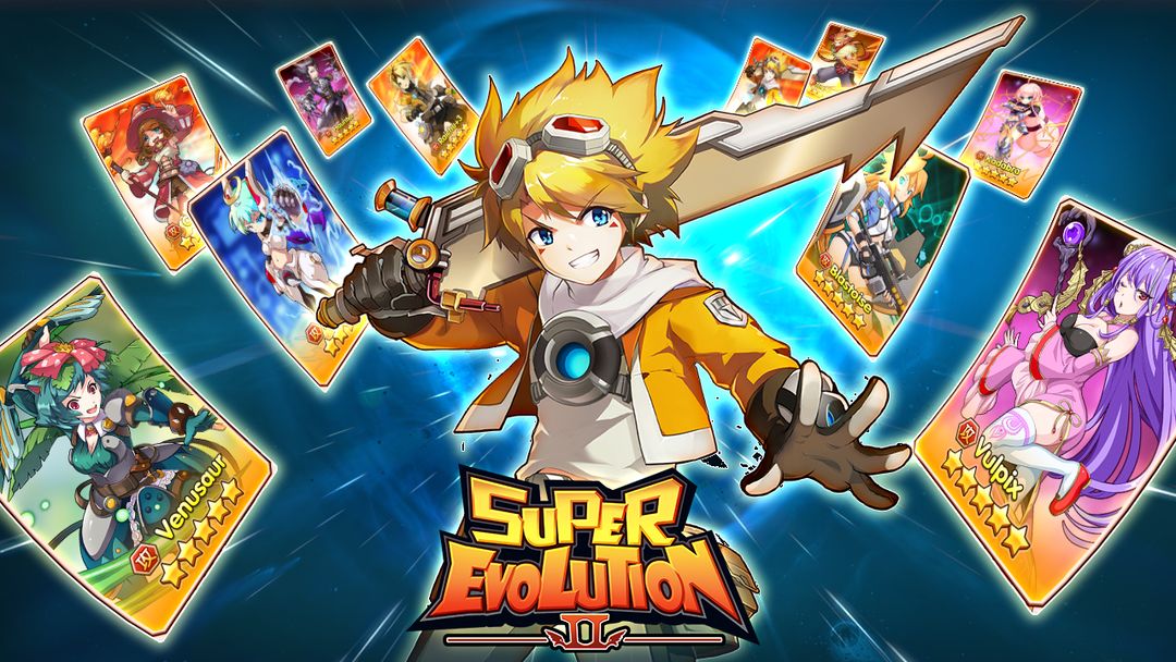 Super Evolution 2 - Free Card RPG! Tame Monsters! screenshot game