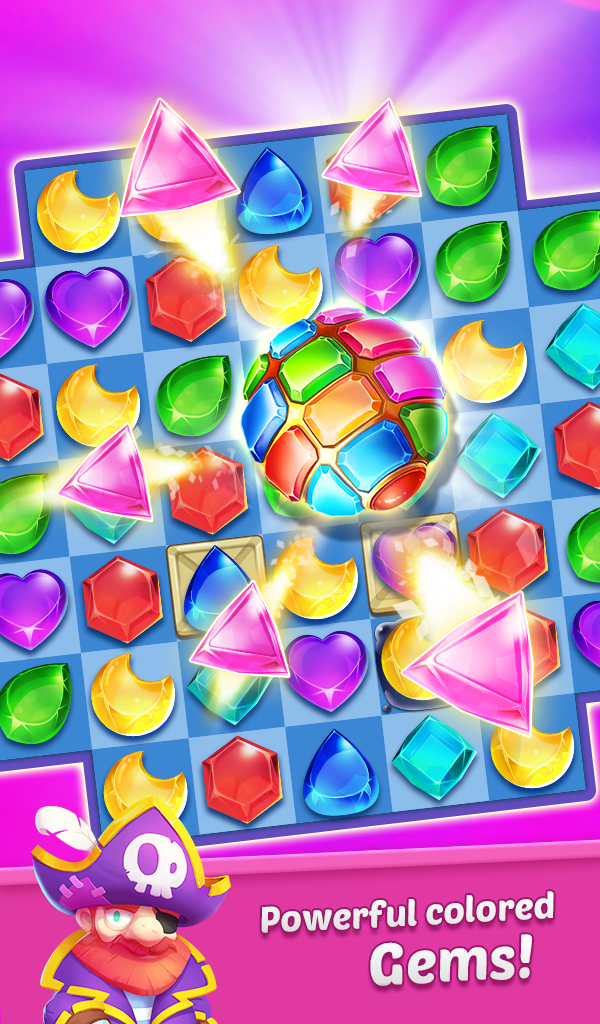 Gems Crush - Match 3 Jewels Ga screenshot game