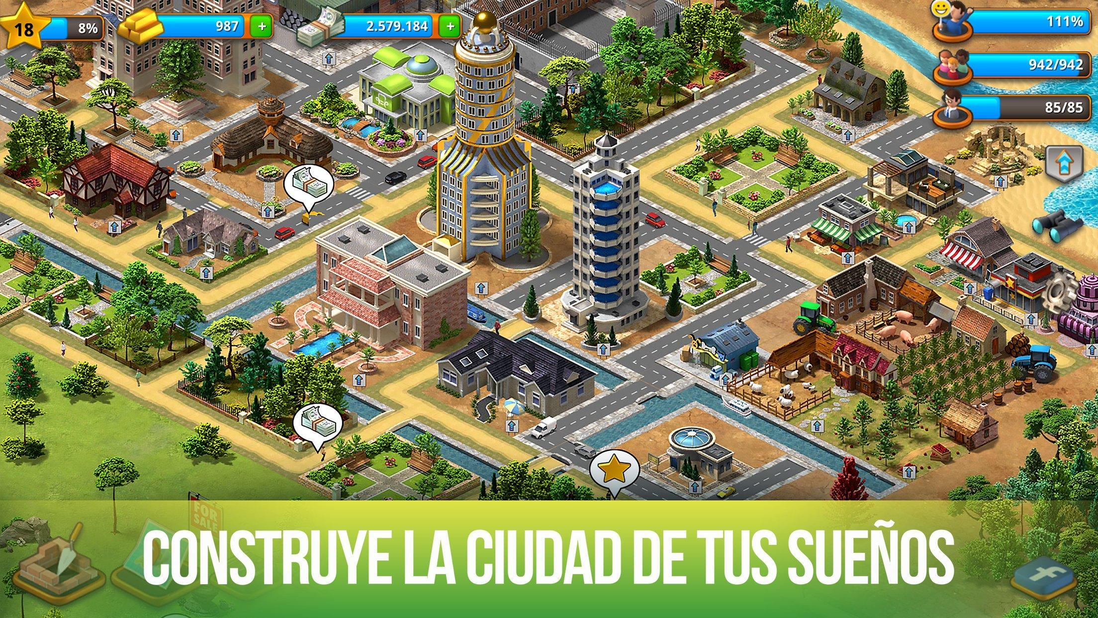 Captura de Pantalla del Juego Paradise City: Building Sim