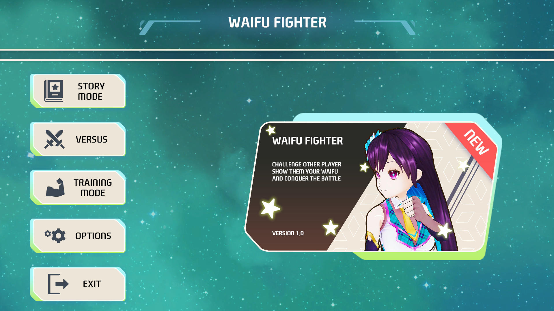 Waifu Fighter遊戲截圖