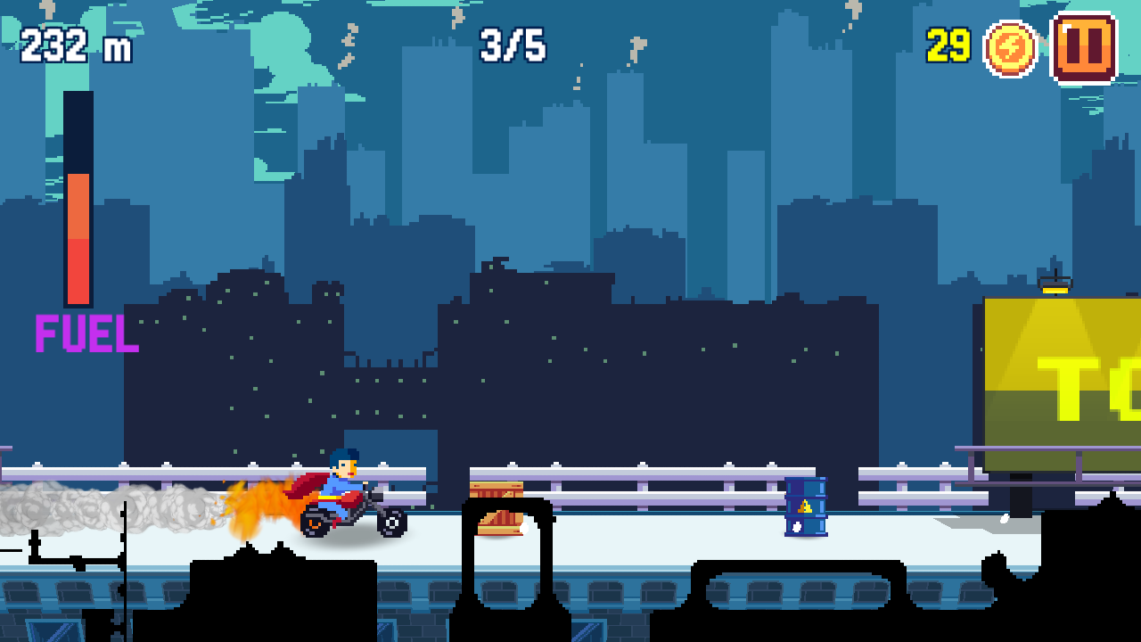 Pixel Superheroe Adventures ゲームのスクリーンショット