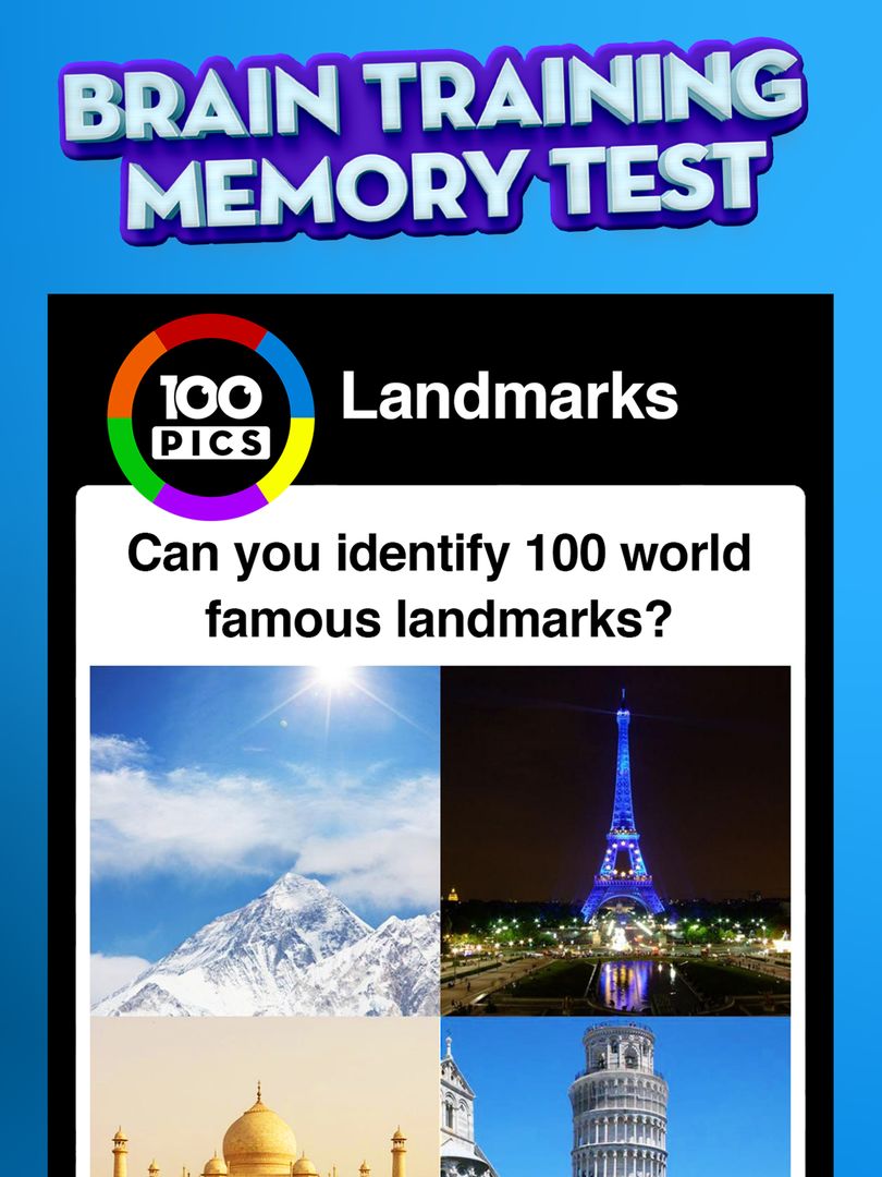 100 PICS Quiz - free quizzes遊戲截圖