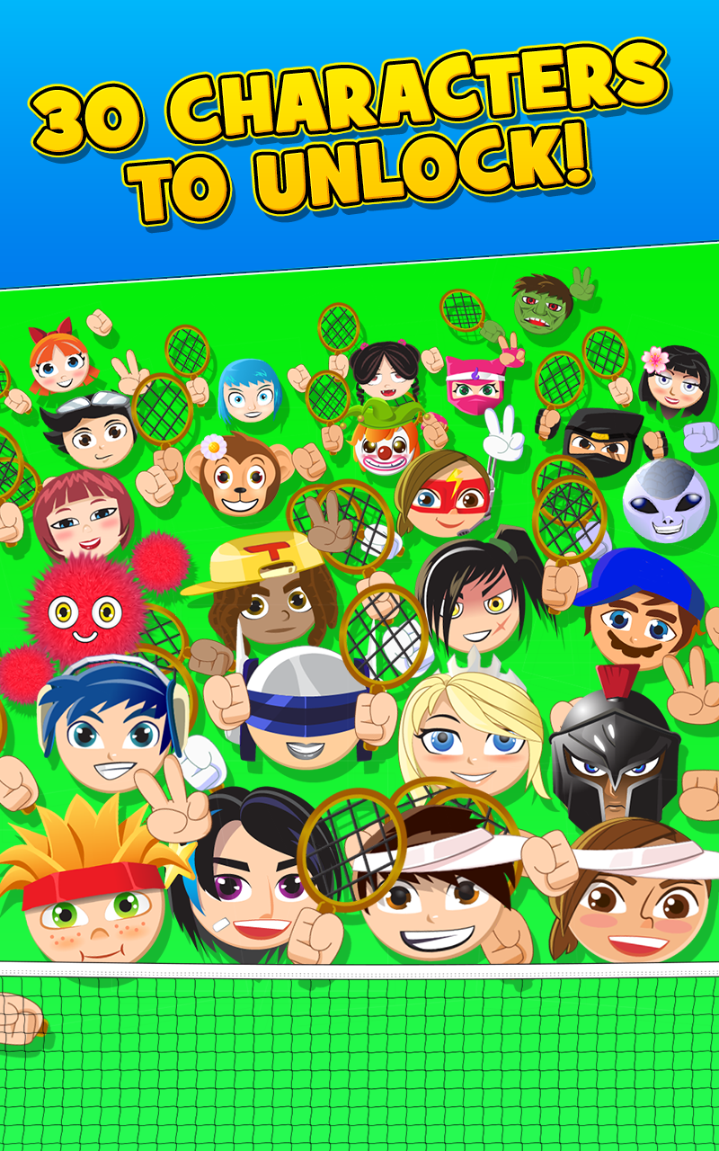Bang Bang Tennis Game Game Screenshot
