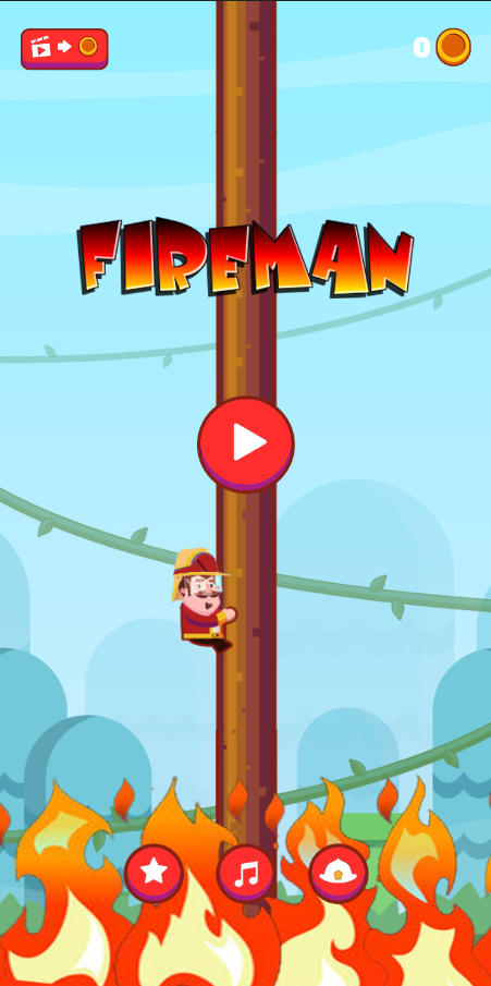 Fireman - Fun Run Game Game Screenshot