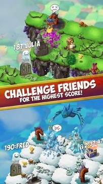 하늘뛰어넘다사거 - 무한아케이드호퍼 게임 스크린샷