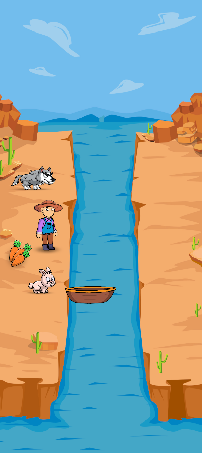 River Crossing Puzzles Game Screenshot