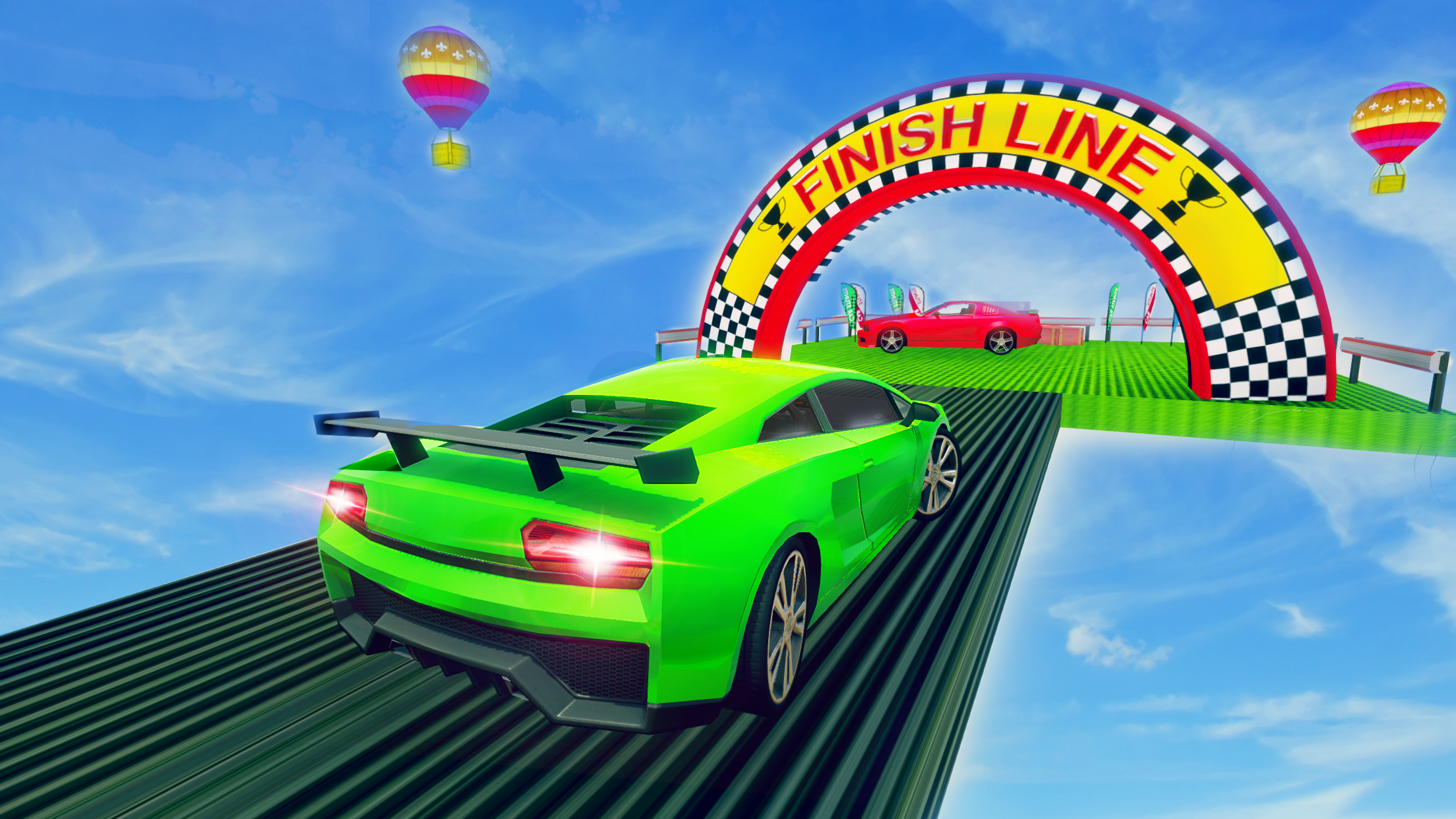 Captura de Tela do Jogo Car Stunt Master: Racing Games