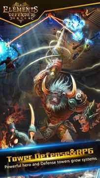 Elements Defender 3D Game Screenshot