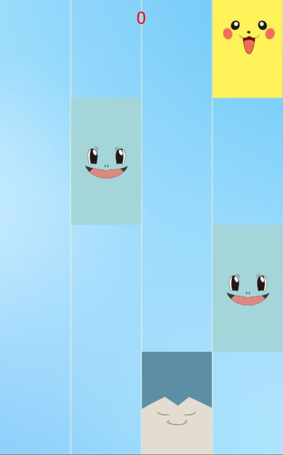 Piano Tap: Pikachu tiles 2 screenshot game