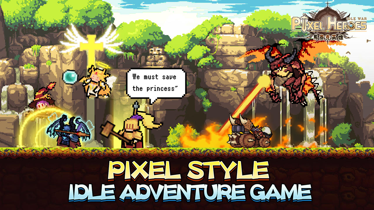 Screenshot of Pixel Heroes:Idle War