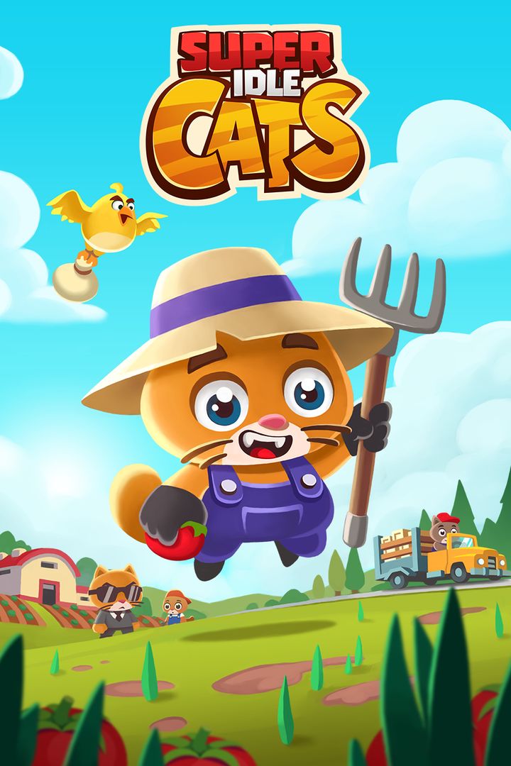 Super Idle Cats - Tap Farm 게임 스크린 샷