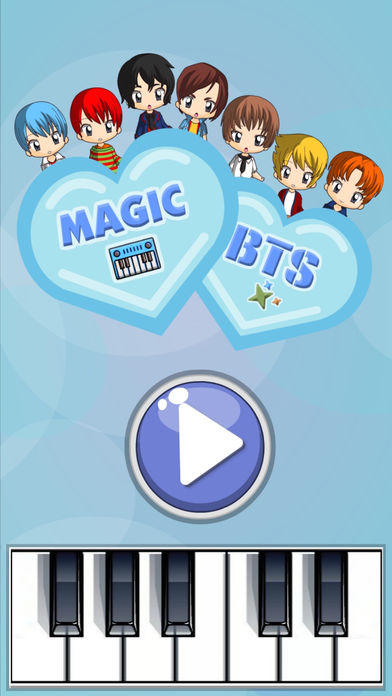 Magic Tiles for BTS ゲームのスクリーンショット