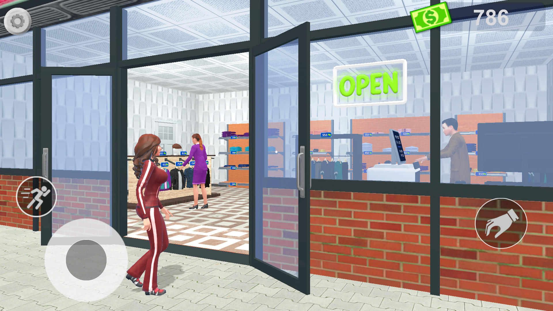 Clothing Shop Store Simulator Game Screenshot