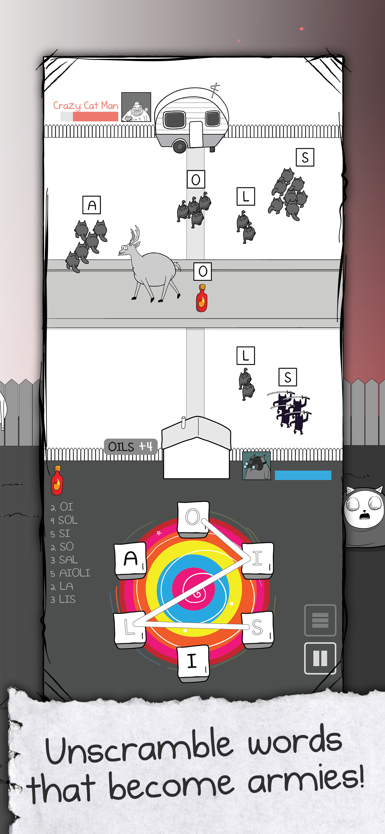 Kitty Letter Game Screenshot