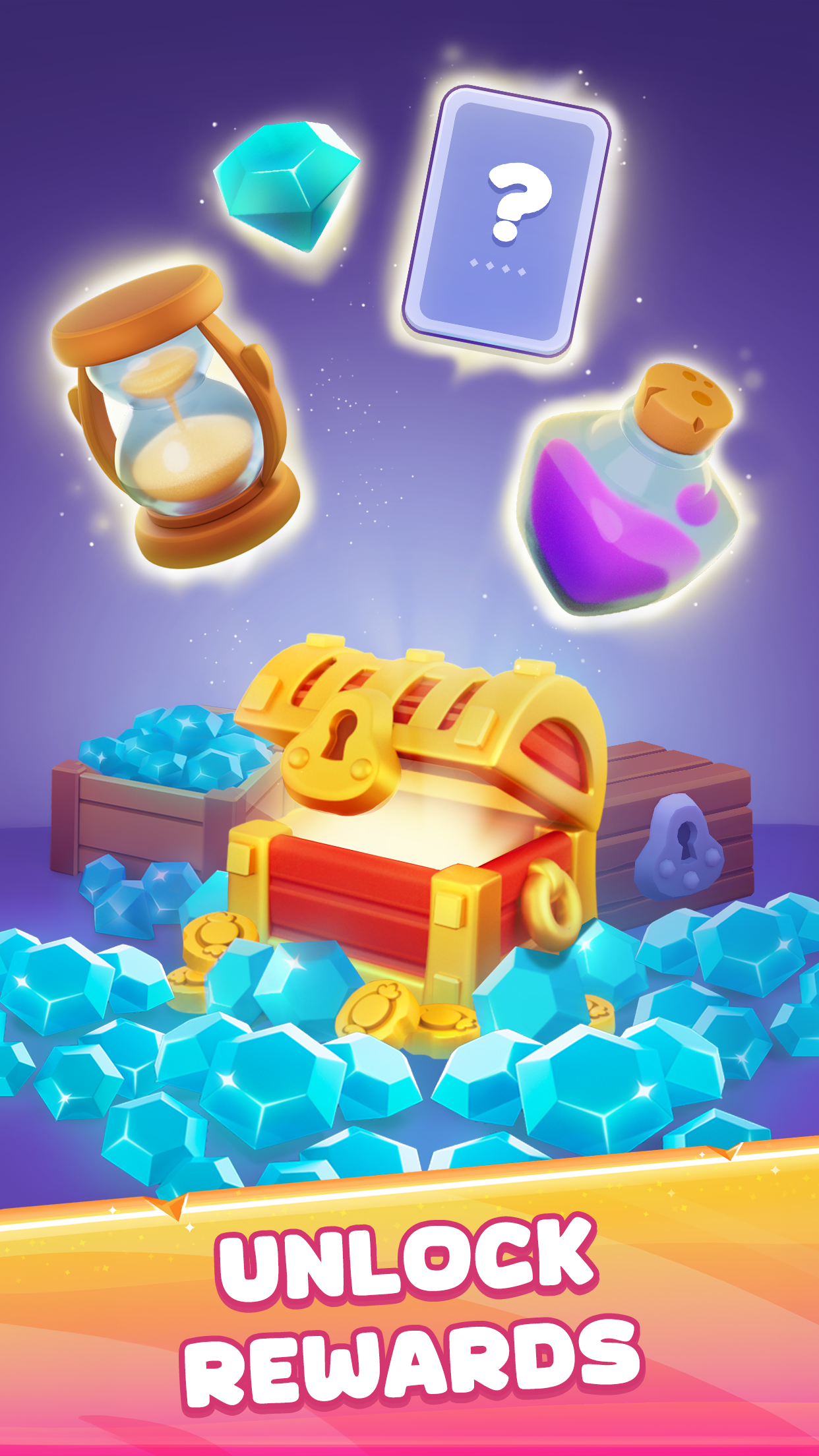 Cuplikan Layar Game Candy Critters: Idle Merge
