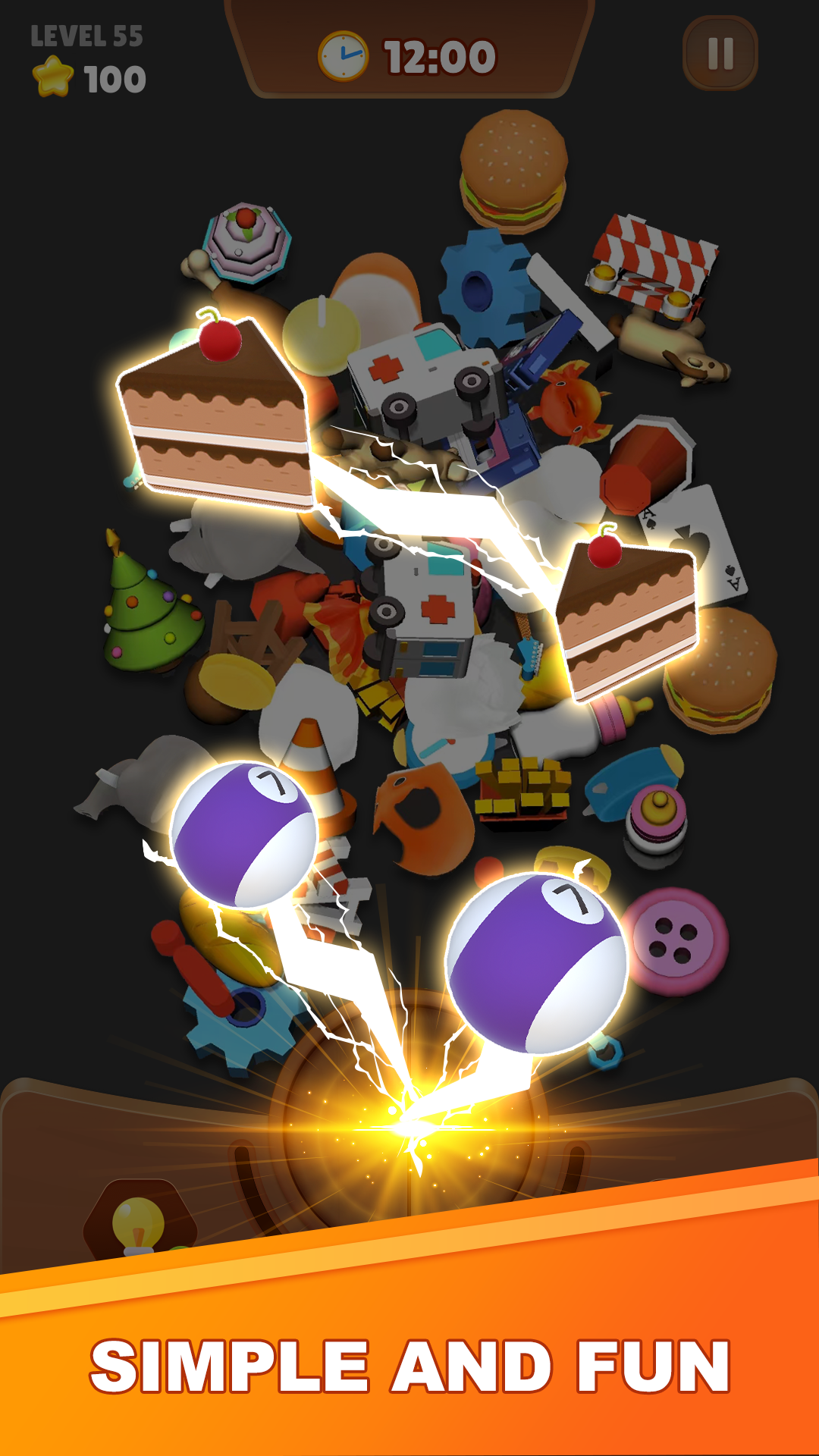 Match 3D Pro Game Screenshot