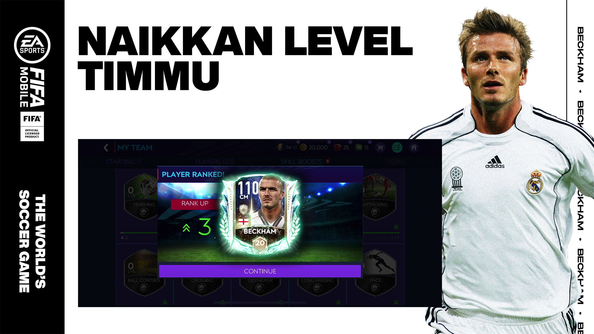 Cuplikan Layar Game Sepak Bola FIFA
