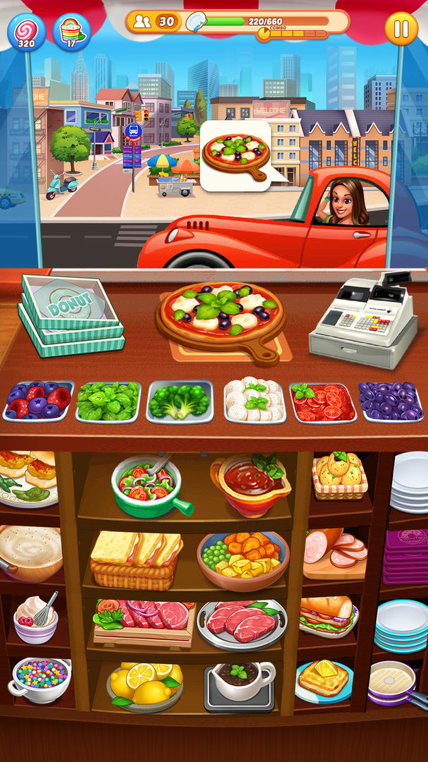 Screenshot of Crazy Chef: Cooking Race