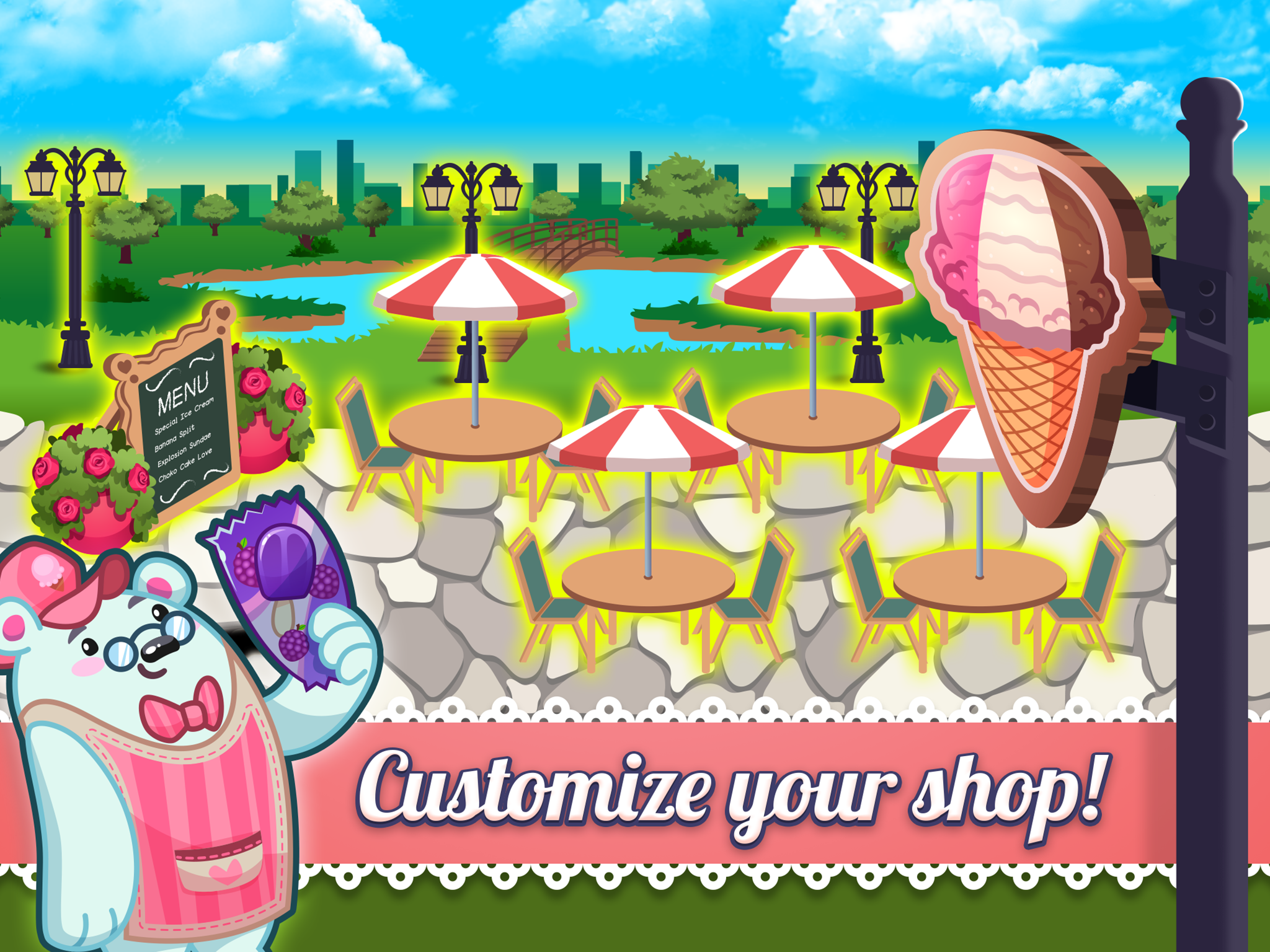 My Ice Cream Shop: Time Manage Game Screenshot