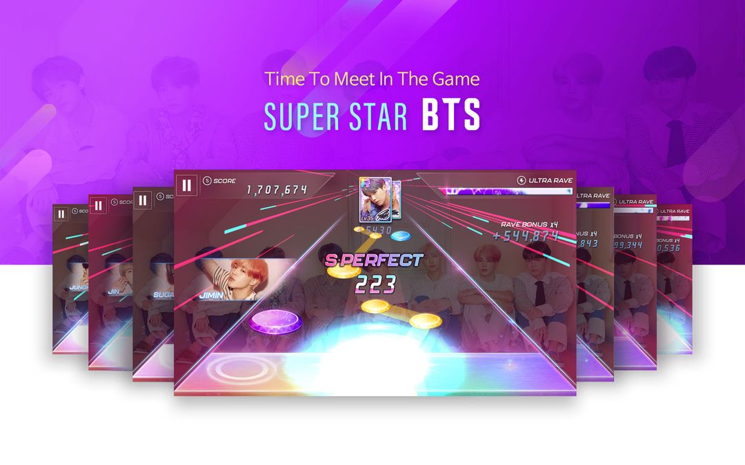 SuperStar BTS ภาพหน้าจอเกม